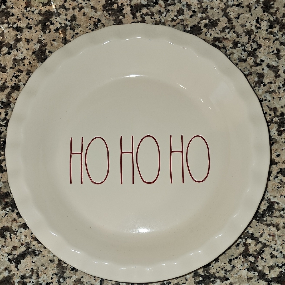 Festive Cream Pie Plate